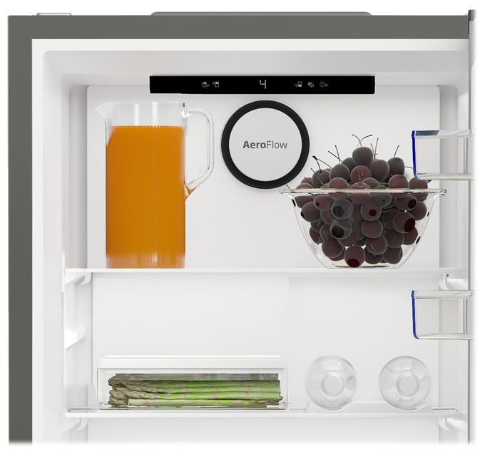 249 l / 106 l Kühl-Gefrierkombi freistehend NoFrost 170 kWh Jahr  B5RCNA406OHG (Grau) 