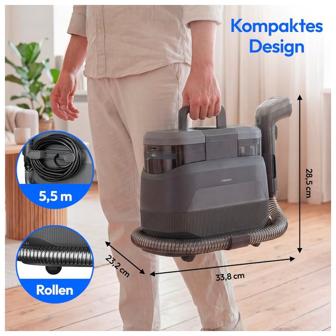 Naß-/Trockensauger bis 0,95 l Schmutzwasser MD100123 X10UC Polsterreiniger 