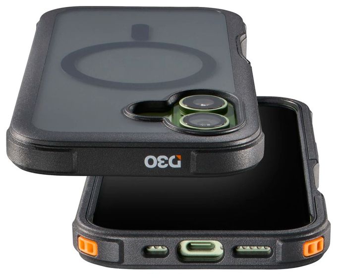 Cover für iPhone 17  016037 Robust Hybrid (Schwarz) 