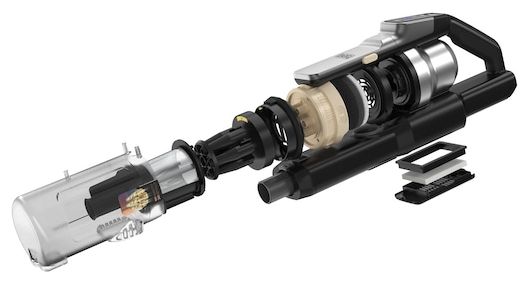Handstaubsauger Beutellos bis 70 min Laufzeit 18 V  BSV525BLP-QW (Schwarz) 