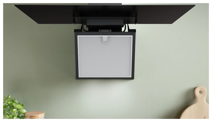 Abluft/Umluft Dunstabzugshaube/Esse Wand 90 cm (Schwarz) Serie 4 DWK95DF61 