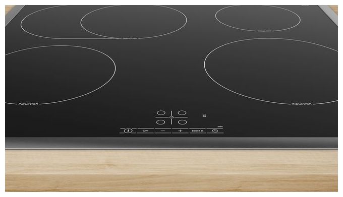 Backofen-Set groß AutoClean mit autarkem 60 cm Induktions Kochfeld EXB63IP1 (HBG578BS3 + PIF64RBB5E + HEZ631070) 