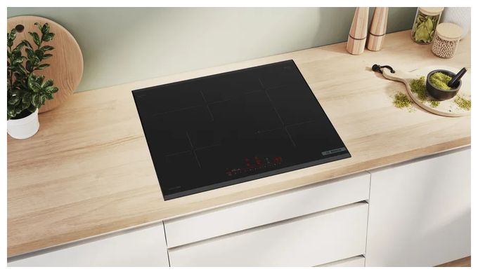 Backofen-Set groß AutoClean mit autarkem 60 cm Induktions Kochfeld HBD476AB64 (HBA4720B3 + PIF695HC1E) 