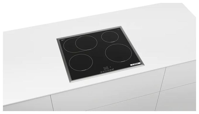 Herdset groß AutoClean Ecoclean mit 60 cm Induktions Kochfeld HBD635CS65 (HBG537BB4 + PIF645BB5E) 