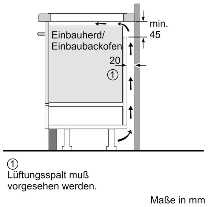 Backofen-Set groß AutoClean mit autarkem 80 cm Induktions Kochfeld HBDMATTK03 (HBG4790B3 + PVW89BHC1E) 