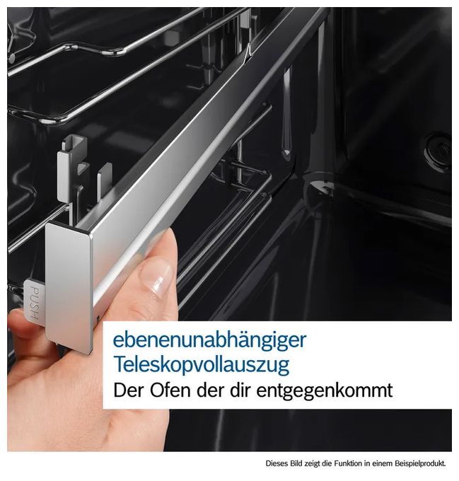 Backofen-Set groß AutoClean mit autarkem 81,2 cm Induktions Kochfeld HBDMATTK08 (HBG972KB1 + PXL89BH26E) 