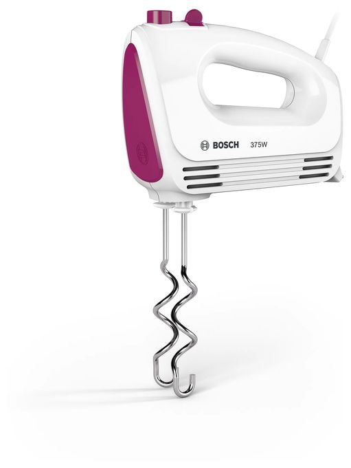 Handmixer 375 W 4 Stufen  MFQ2210P CleverMixx Fun (Pink, Weiß) 