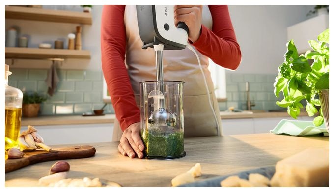 Handmixer 750 W 5 Stufen  MFQ37470 ErgoMixx (Schwarz, Weiß) 
