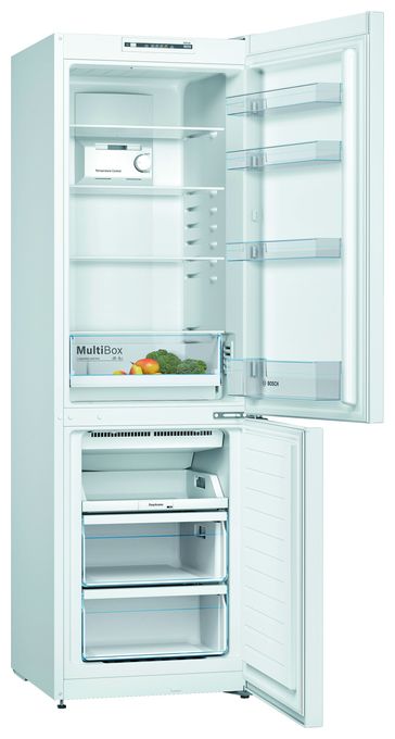 216 l / 89 l Kühl-Gefrierkombi freistehend NoFrost 239 kWh Jahr  Serie 2 KGN36NWEA (Weiß) 