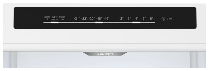 260 l / 103 l Kühl-Gefrierkombi freistehend NoFrost 162 kWh Jahr  Serie 4 KGN39VLCT (Edelstahl) 