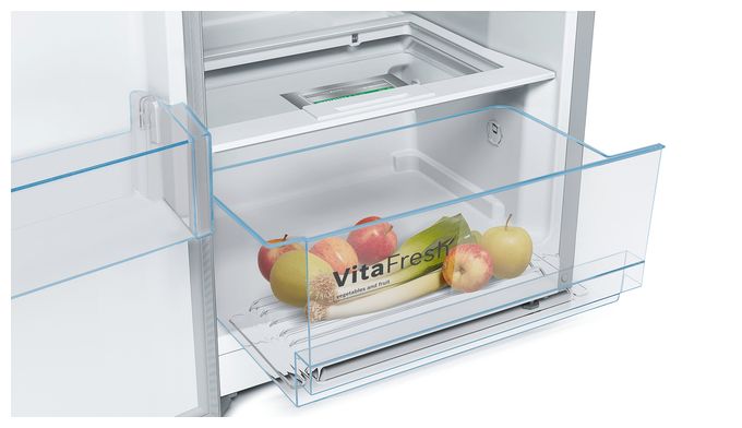 346 l / 346 l Kühlschrank freistehend EEK: D 93 kWh Jahr  Serie 4 KSV36VLDP (Edelstahl) 
