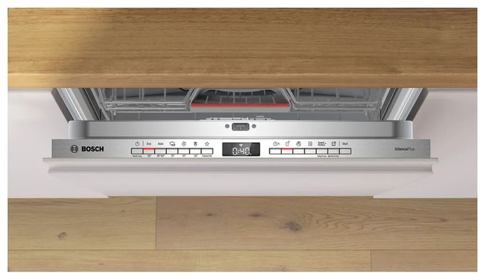 60 cm Geschirrspüler vollintegriert (ohne Front) Leise 14 Maßgedecke aquaStop Funktion Wärmetauscher Serie 4 SBV4EVX08E 