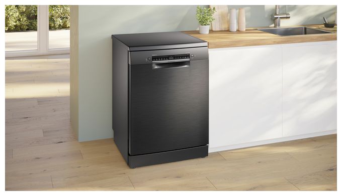 60 cm Geschirrspüler freistehend Sehr leise 14 Maßgedecke aquaStop Funktion Wärmetauscher Serie 4 SMS4EMC06E 