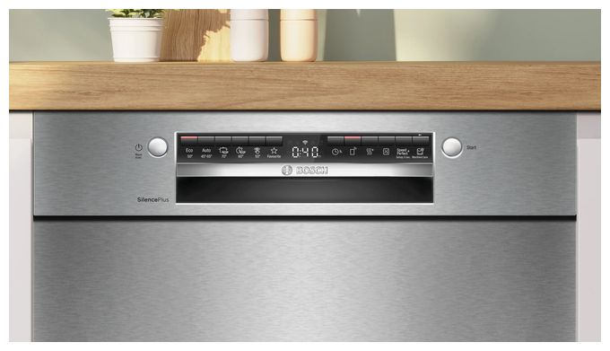 60 cm Geschirrspüler unterbaufähig Sehr leise 13 Maßgedecke aquaStop Funktion Wärmetauscher Serie 4 SMU4EAS28E 