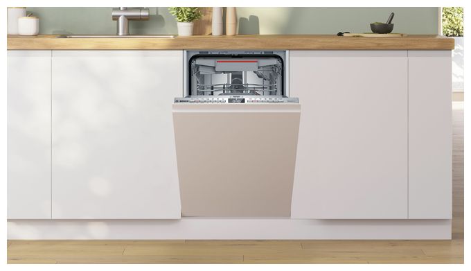 45 cm Geschirrspüler vollintegriert (ohne Front) Leise 10 Maßgedecke aquaStop Funktion Wärmetauscher Serie 4 SPV4HMX49E 
