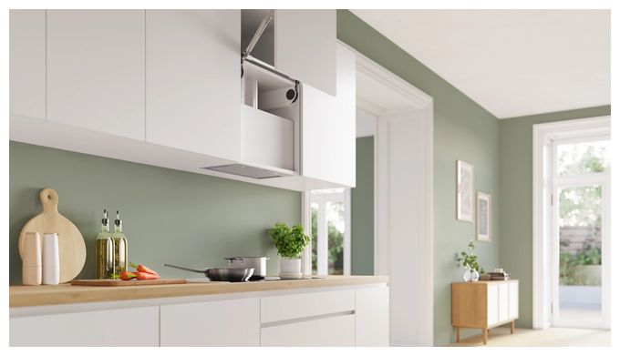 Abluft/Umluft Dunstabzugshaube/Esse Einbau 52 cm (Edelstahl) Serie 6 DLN56AC50 