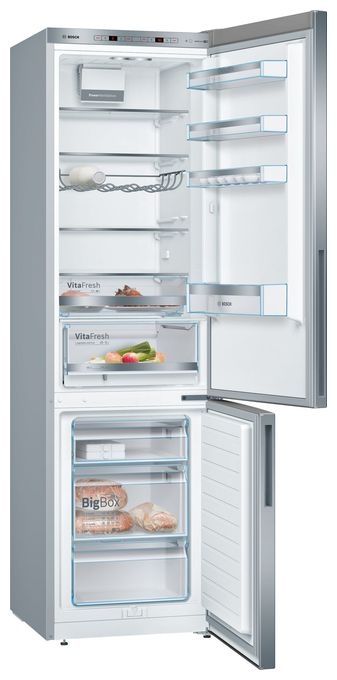249 l / 94 l Kühl-Gefrierkombi freistehend 149 kWh Jahr  Serie 6 KGE39ALCA (Edelstahl) 