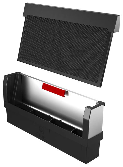 Dunstabzugshaube Tisch 82 cm Abluft/Umluft (Schwarz/Transparent) Serie 8 DDW88MM66 