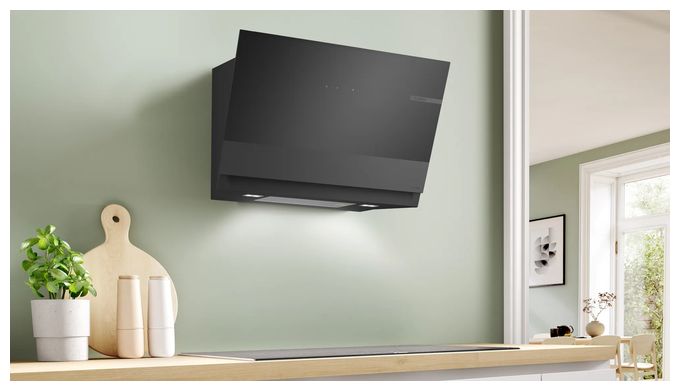 Dunstabzugshaube Wand 80 cm Abluft/Umluft (Schwarz) Serie 8 DWK81AN65 