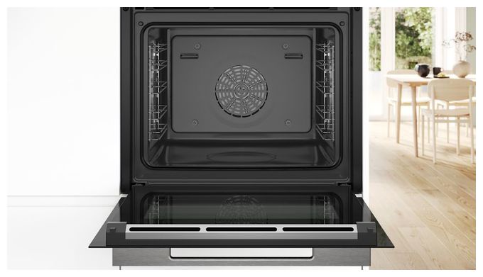 Einbaubackofen groß Dampfgaren AutoClean Serie 8 HSG7361B1 