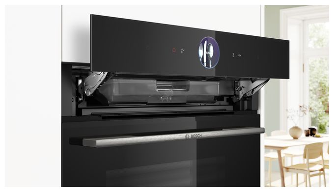 Einbaubackofen groß Dampfgaren AutoClean Serie 8 HSG7364B1 