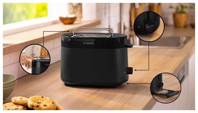 Toaster 950 W 2 Scheibe(n) 6 Stufen  TAT2M123 MyMoment (Schwarz) 