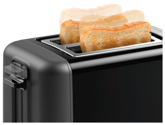 Toaster 970 W 2 Scheibe(n)  TAT3P423DE DesignLine (Schwarz) 