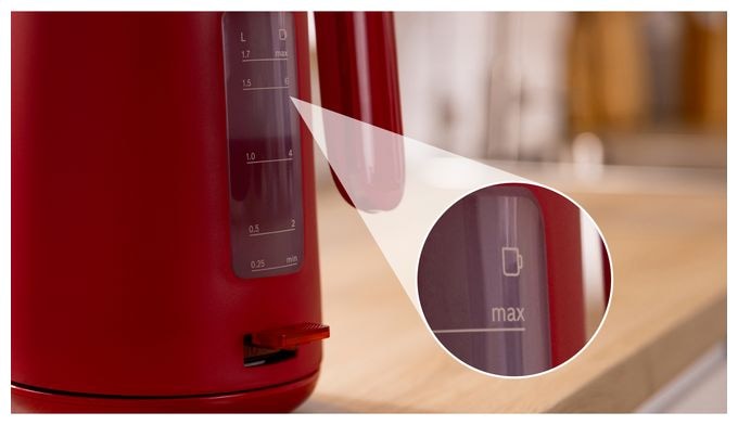 1,7 l Wasserkocher 2400 W  TWK2M164 MyMoment (Schwarz, Grau, Rot) 