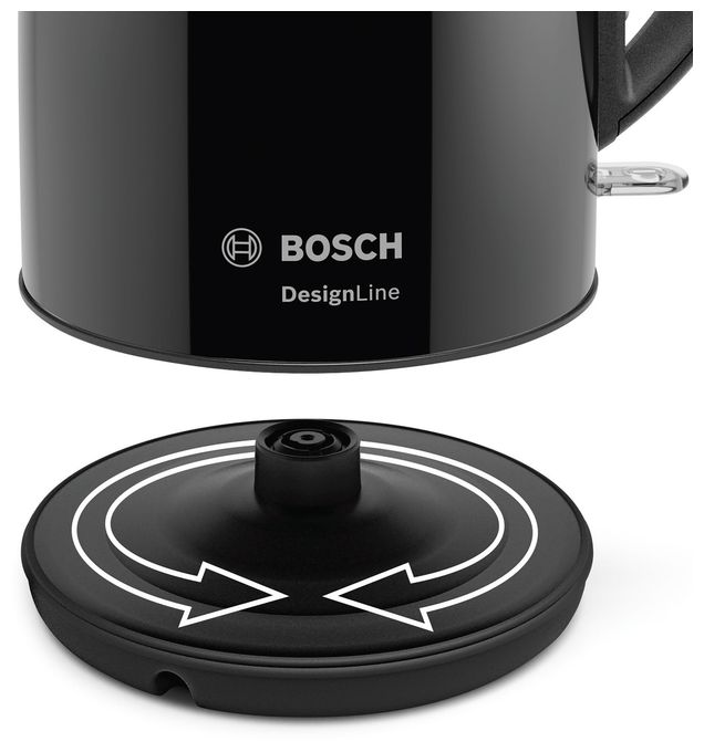 1,7 l Wasserkocher 2400 W  TWK3P423 DesignLine (Schwarz) 