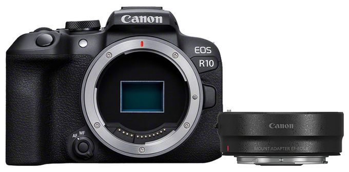 25,5 MP MILC 2,5x Opt. Zoom 7,5 cm Wlan Bluetooth EOS R10 Kit 