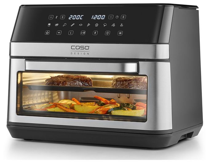 Doppel Heißluftfritteuse 14 l 2200 W  3186 AirFry DuoChef (Schwarz, Silber) 