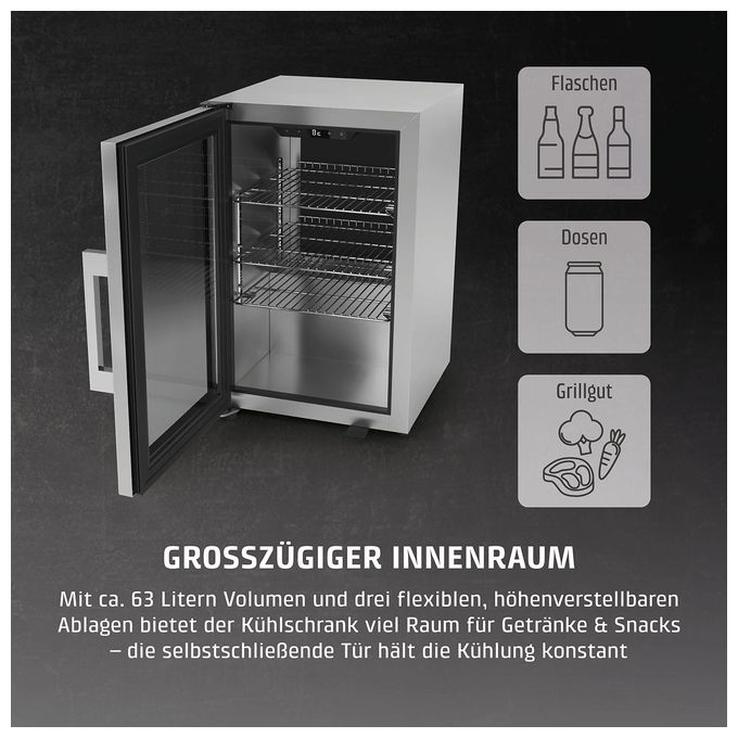 Weinkühler Freistehend BBQ Deluxe-L Smart 