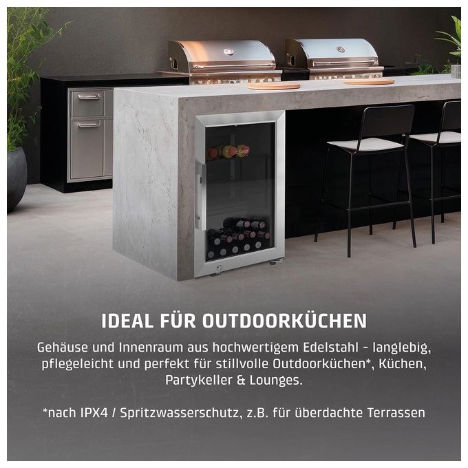 Weinkühler Freistehend BBQ Deluxe-R Smart 