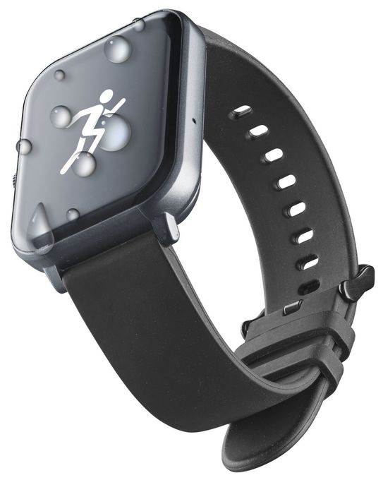 Digital Smartwatch Rechteckig IP67 168 h  ION Pro Square (Schwarz) 