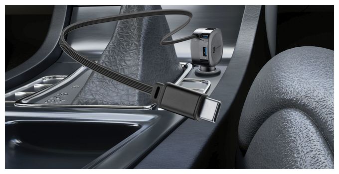 Retractable Car Charger 
