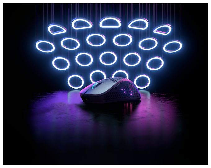 19000 DPI Gaming Maus Optisch  M4 RGB (Schwarz) 