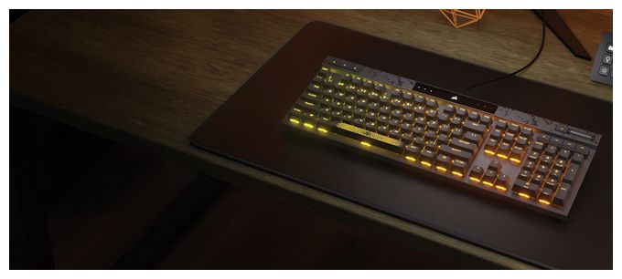 RGB-LED Gaming Tastatur USB  K70 Max (Schwarz) 