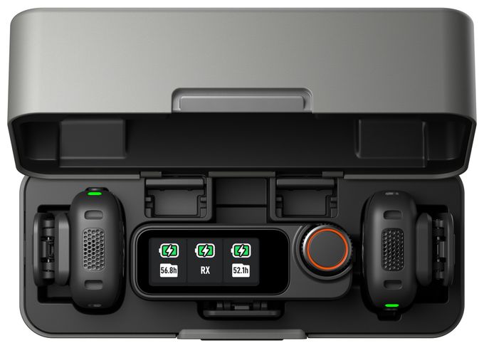  Mic 3 (2TX+1 RX+Charging Case) (Schwarz) 