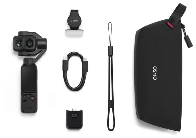 7680 x 4320 Pixel Aktion Kamera  Osmo Pocket 4P Standard Combo (Schwarz) 