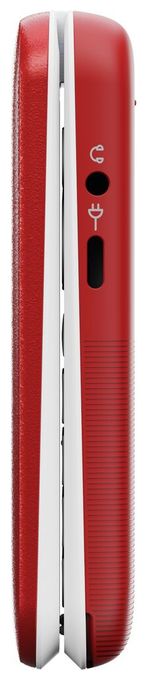 4G Smartphone 7,11 cm (2.8 Zoll) 2 MP Single SIM  Leva L20 (Rot, Weiß) 