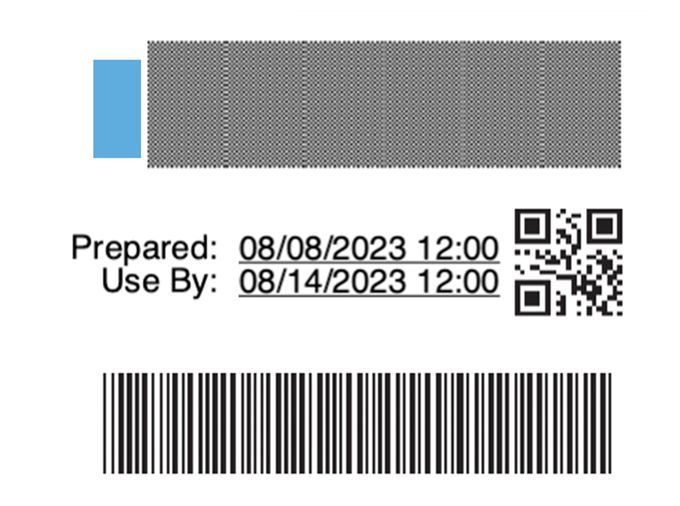 DYMO Original LabelWriter Etiketten für Lagerbewegungen | 54 mm x 70 mm | Farbcodierte Etiketten für die Vorratsrotation in der Großküche an | 400 Etiketten | für LabelWriter-Beschriftungsgerät 