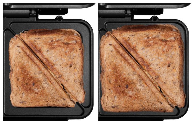 Sandwichmaker 700 W für 2 Sandwiches  S2120 Grande (Weiß) 