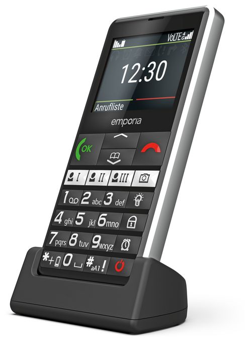 4G Smartphone 5,87 cm (2.31 Zoll) 2 MP Single SIM  Pure V76 (Schwarz) 