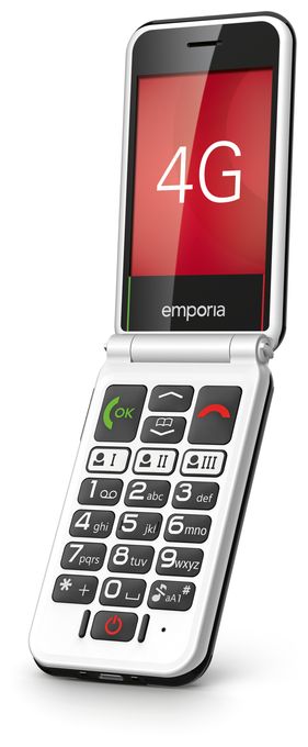 4G Smartphone 7,11 cm (2.8 Zoll) Single SIM  SimpliCity glam (Schwarz) 