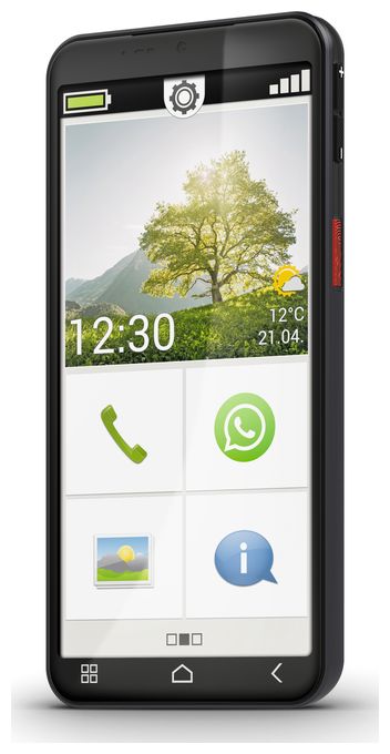 128 GB 4G Smartphone 13,8 cm (5.45 Zoll) Android 13 MP Dreifach Kamera Single SIM WiFi 5  SMART.7lite (Schwarz) 