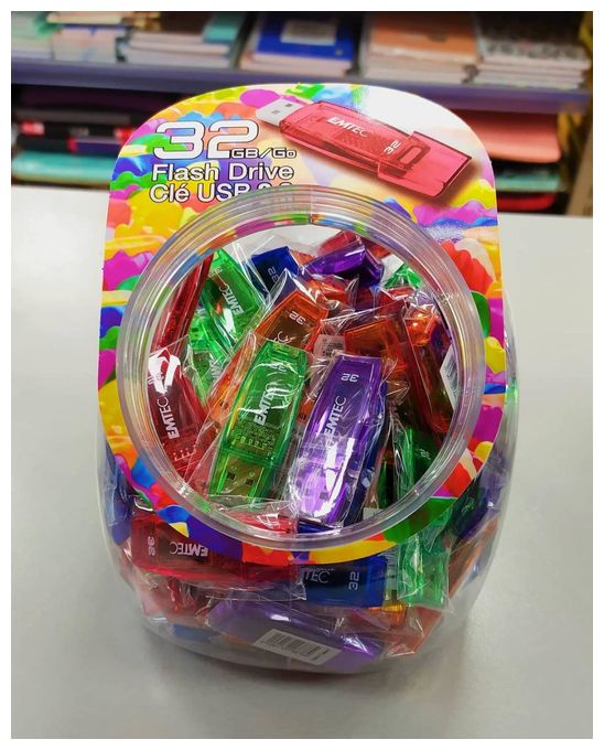 USB Typ-A Stick 32 GB  C410 Color Mix - Candy Jar 80 Stück (Mehrfarbig) 