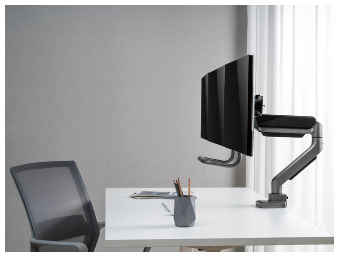 17"-27" Dreifach-Monitor-Tischhalterung 