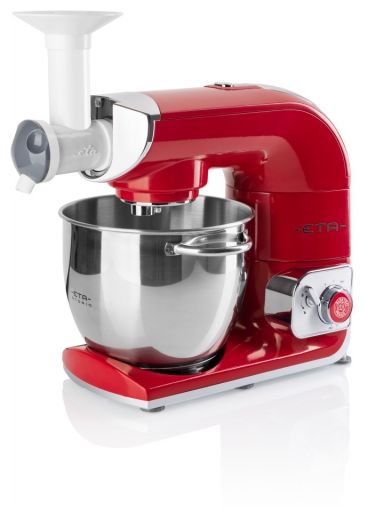 1200 W Küchenmaschine 5,5 l  Gratus Storio (Rot, Edelstahl) 