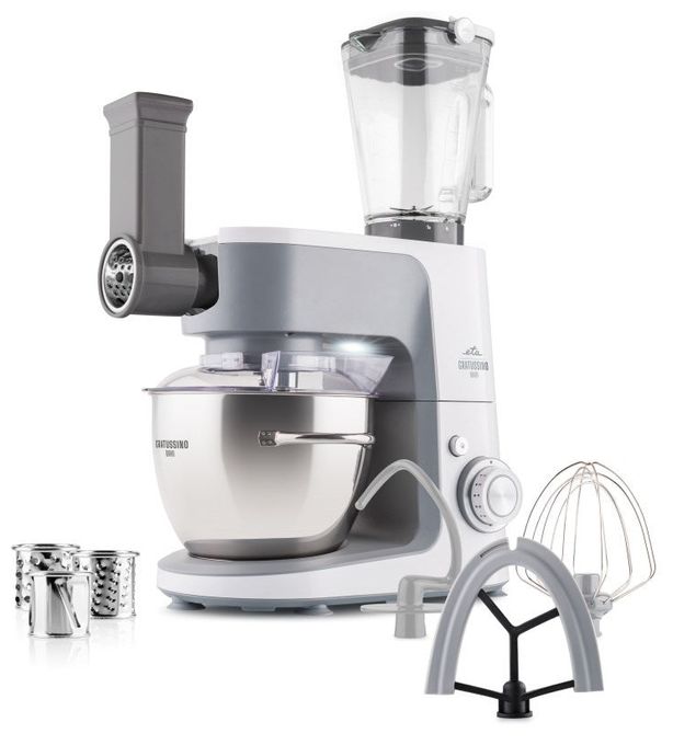 1200 W Küchenmaschine 4,5 l  Gratussino III (Weiß) 