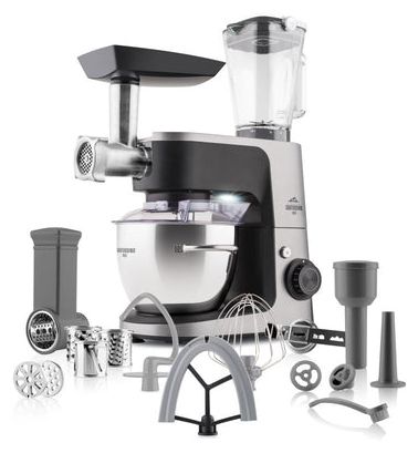 1200 W Küchenmaschine 4,5 l  Gratussino III (Schwarz, Grau) 